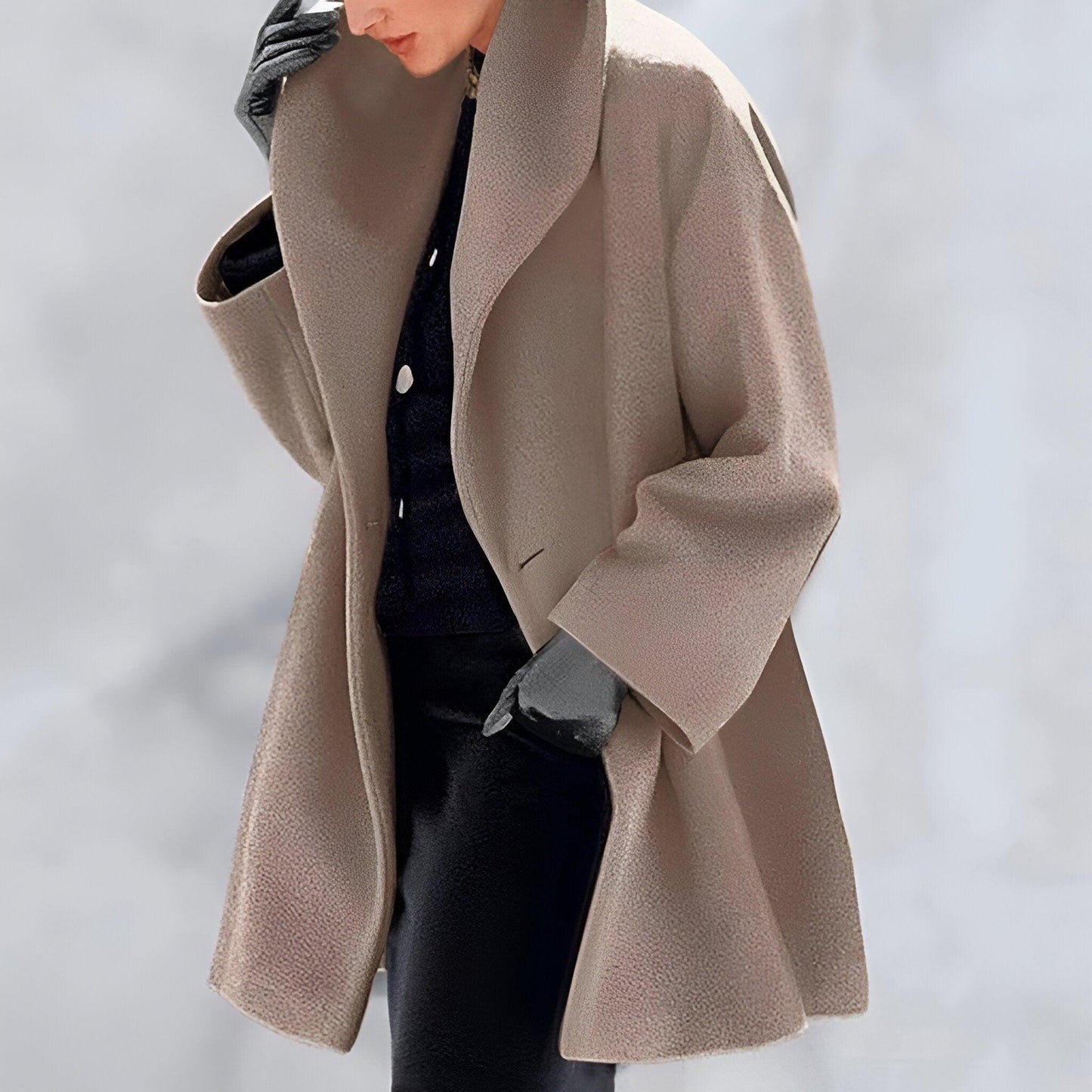 Velina Moda | Women's Jacket - Timeless Long Winter Coat for Cold Weather
