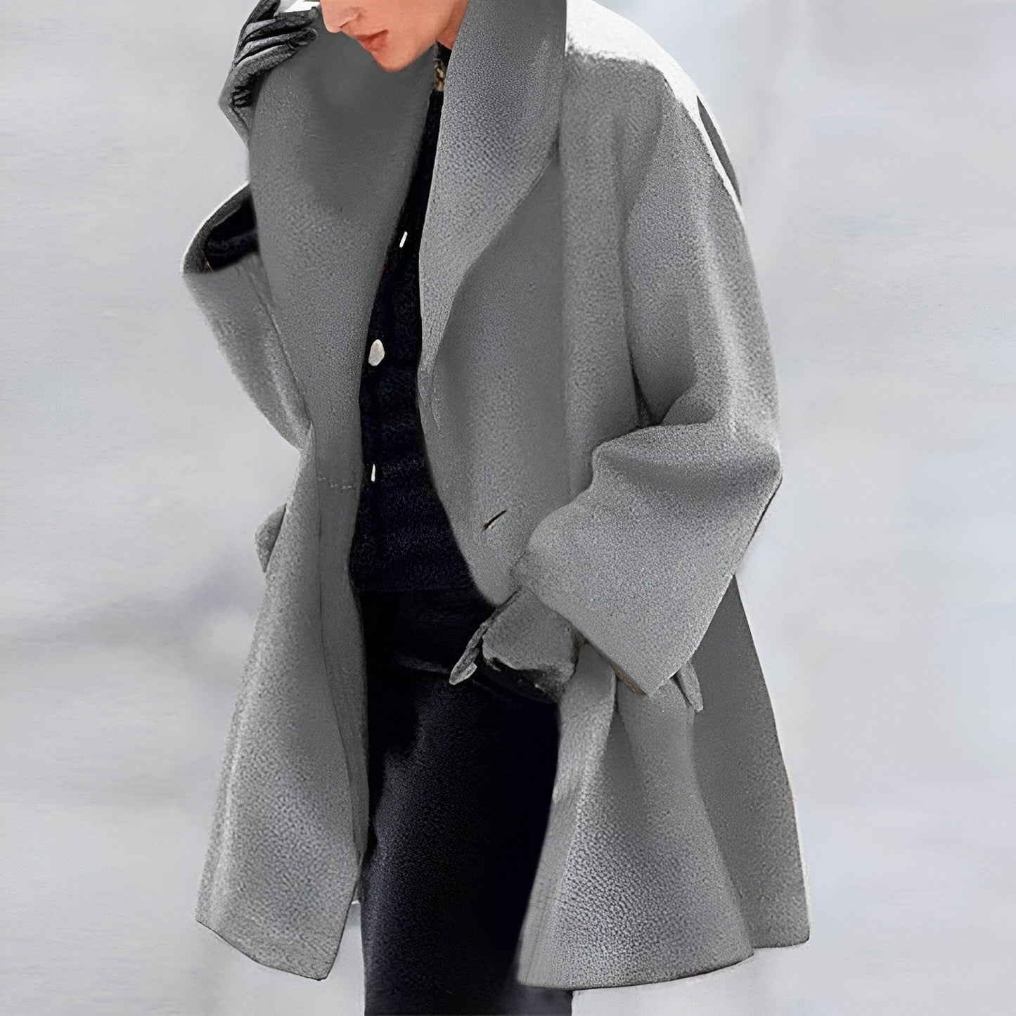 Velina Moda | Women's Jacket - Timeless Long Winter Coat for Cold Weather