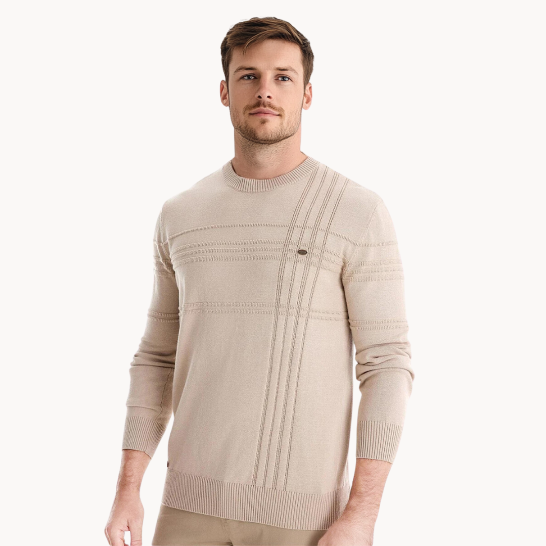 Velina Moda | Fine knit sweater for men - Luxurious comfort