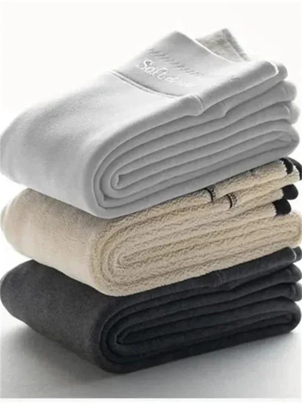 Velina Moda | Women's Winter Pants Fleece - Warm Leggings with Shaping Effect