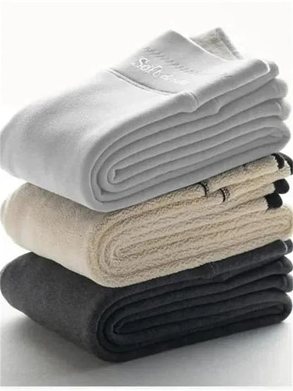Velina Moda | Women's Winter Pants Fleece - Warm Leggings with Shaping Effect