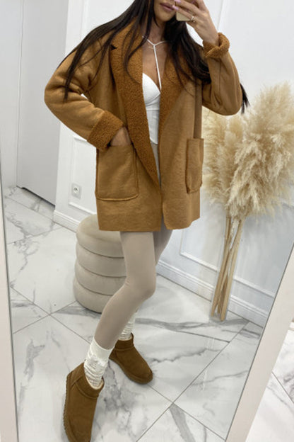 Velina Moda | Short Sherpa Women'S Jacket
