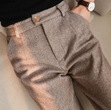 Velina Moda | Woolen Winter Pants