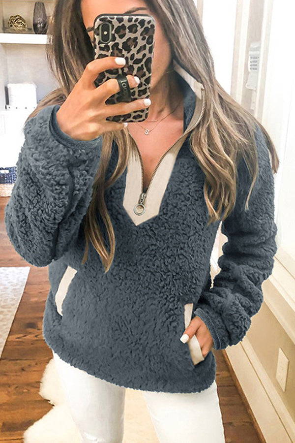 Velina Moda | Bag High Collar Long-Sleeved Women'S Outer Jacket