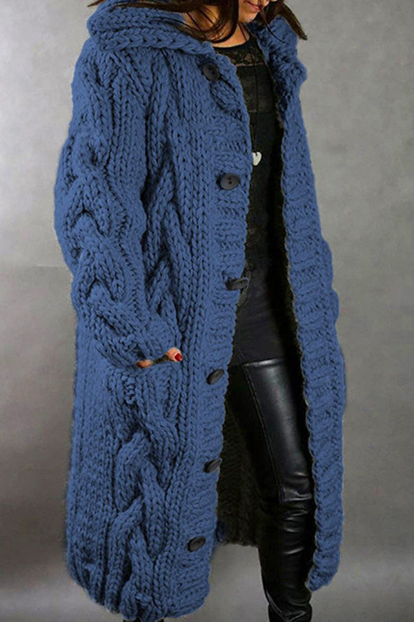 Velina Moda | Cardigan Plus Size Sweater Jacket