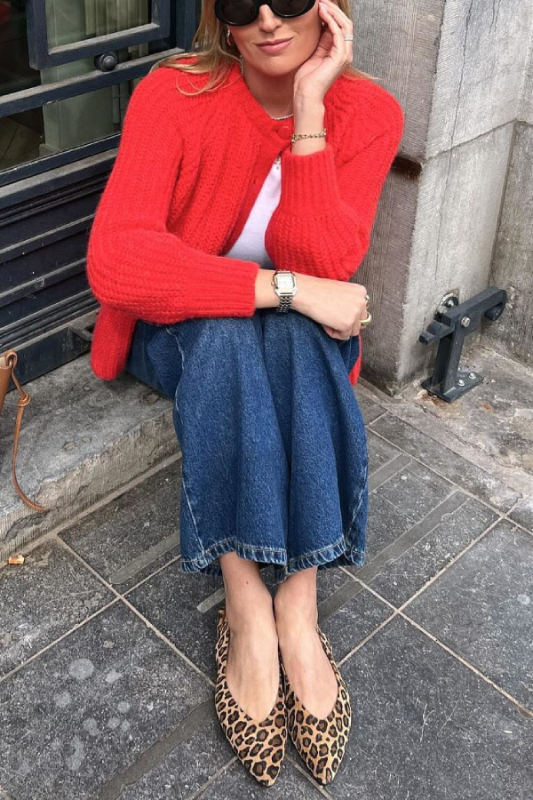 Velina Moda | Color Cardigan Long Sleeve Knit Sweater Jacket