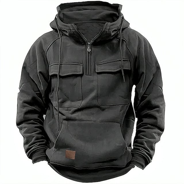 Velina Moda | Men's Winter Hoodie with Fleece Lining and Hood
