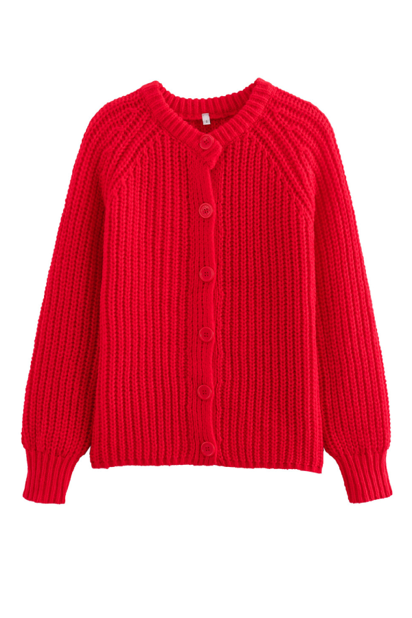 Velina Moda | Color Cardigan Long Sleeve Knit Sweater Jacket