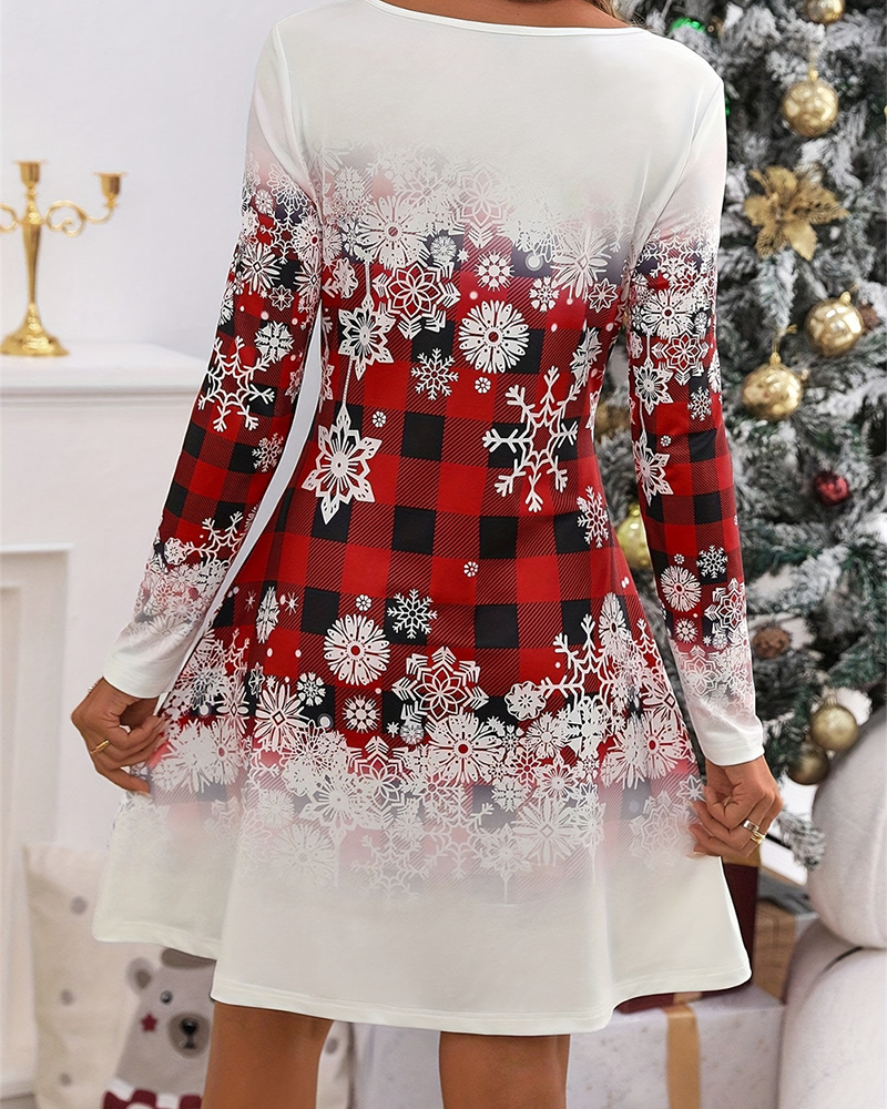Velina Moda | Christmas Snow Tartan Mini Pleated Skirt