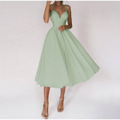 Jojie | Elegante vestido con escote en V y tirantes