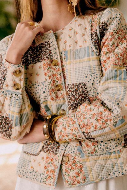 Velina Moda | Cotton Jacket with Large Pockets