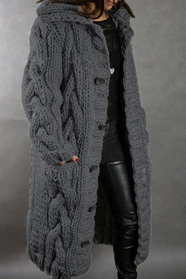 Velina Moda | Cardigan Plus Size Sweater Jacket