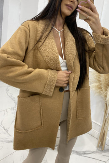 Velina Moda | Short Sherpa Women'S Jacket