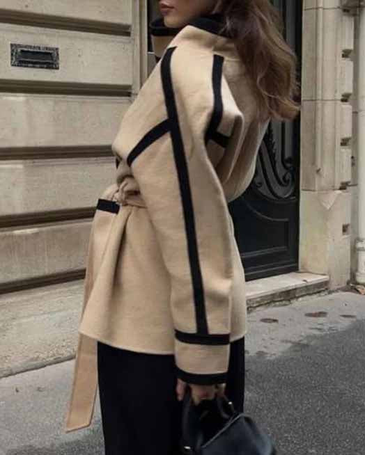 Velina Moda | Casual Lace-Up Jacket