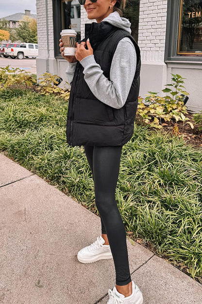 Velina Moda | Color Fashionable Casual Style Cotton Vest Jacket