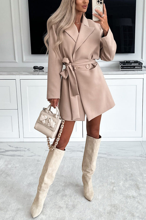Velina Moda | Long Beige Jacket