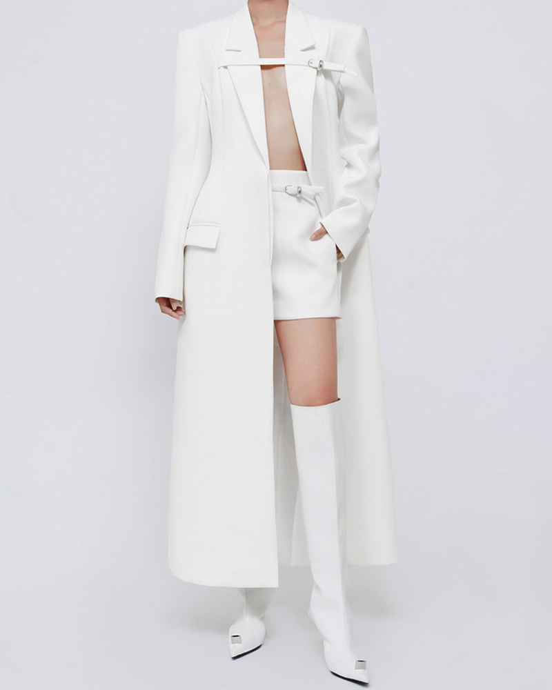 Velina Moda | Commuter Long Suit Jacket