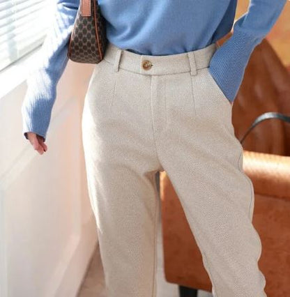 Velina Moda | Woolen Winter Pants