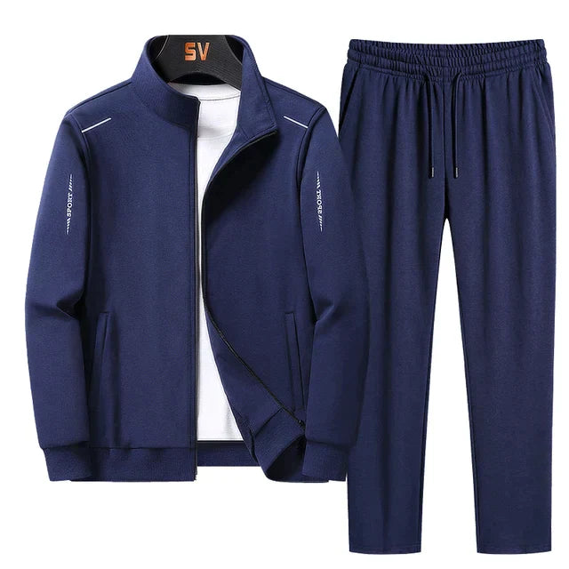 Velina Moda | Tracksuit - Comfortable set with sporty jacket and elastic pants for daily wear