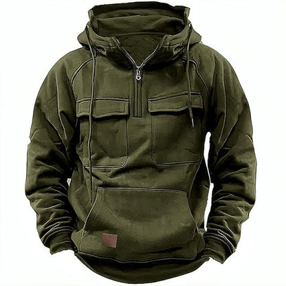 Velina Moda | Men's Winter Hoodie with Fleece Lining and Hood