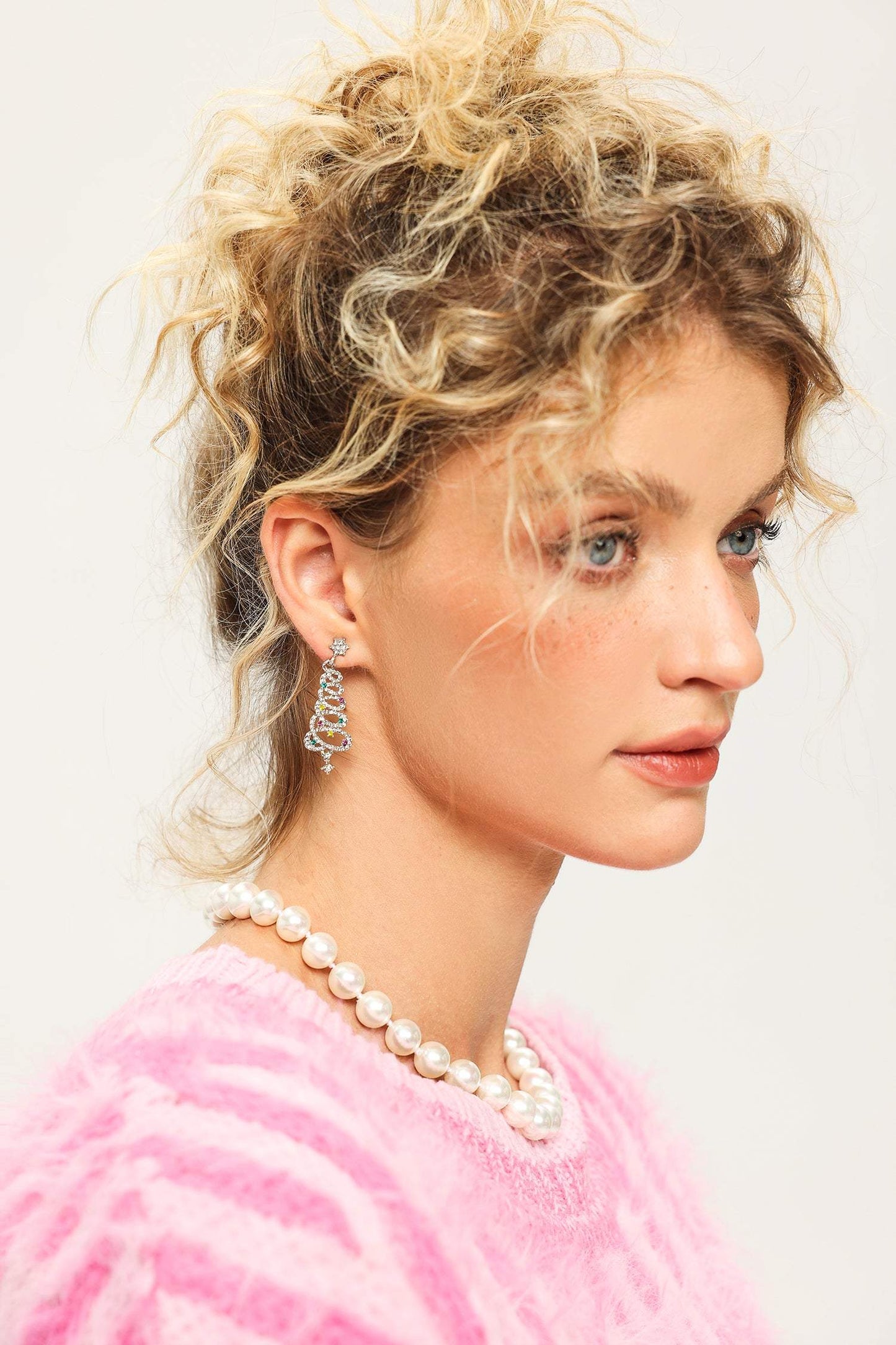 Velina Moda | Christmas Tree Tassel Earrings