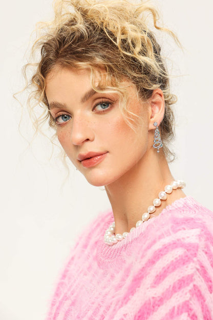 Velina Moda | Christmas Tree Tassel Earrings