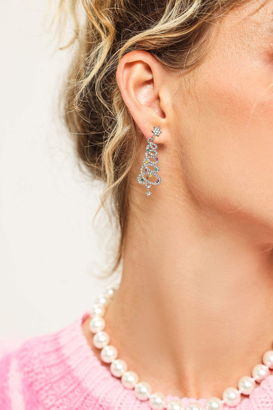 Velina Moda | Christmas Tree Tassel Earrings