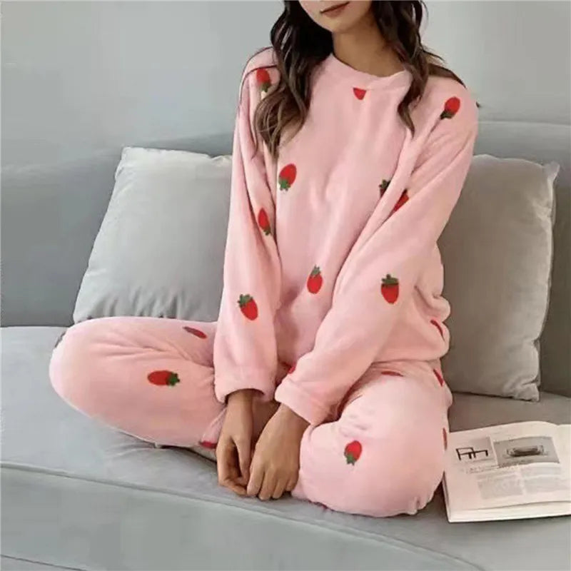 Velina Moda | Fleece Comfort Pajama - Sweet, Warm and Comfortable in 7 Trendy Variants