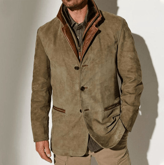Pontus - Vintage - Jacke für Männer - Blazers - Khaki - Müller Mode
