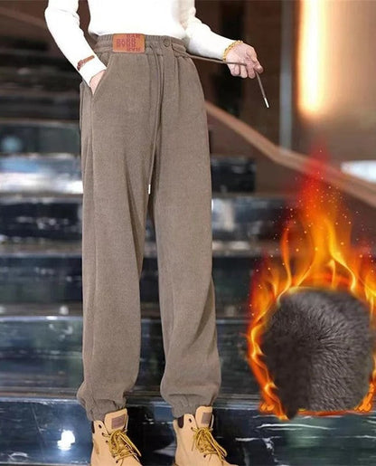 Velina Moda | Winter Jogging Pants - Warm Plush Lining & Casual Design
