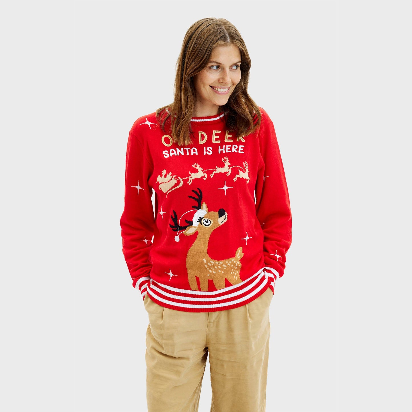 Velina Moda | Oh Deer Sweater Women
