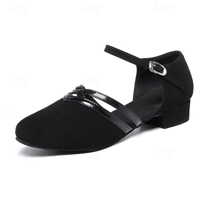 Velina Moda | Modern dance shoes for women Black High-quality suede