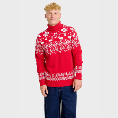Velina Moda | The Greenland Christmas turtleneck sweater Men's