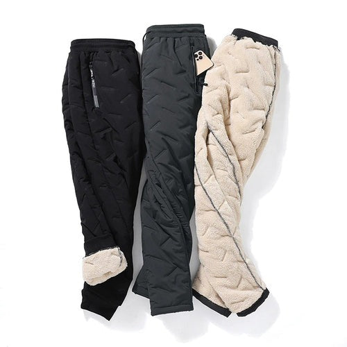 Velina Moda | Men's Double Layer Pants - Fleece Lined & Stylish Design