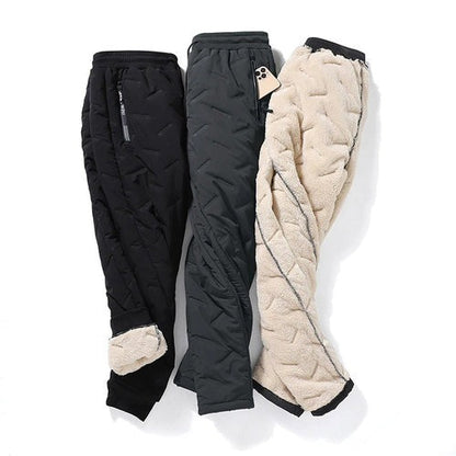 Velina Moda | Men's Double Layer Pants - Fleece Lined & Stylish Design